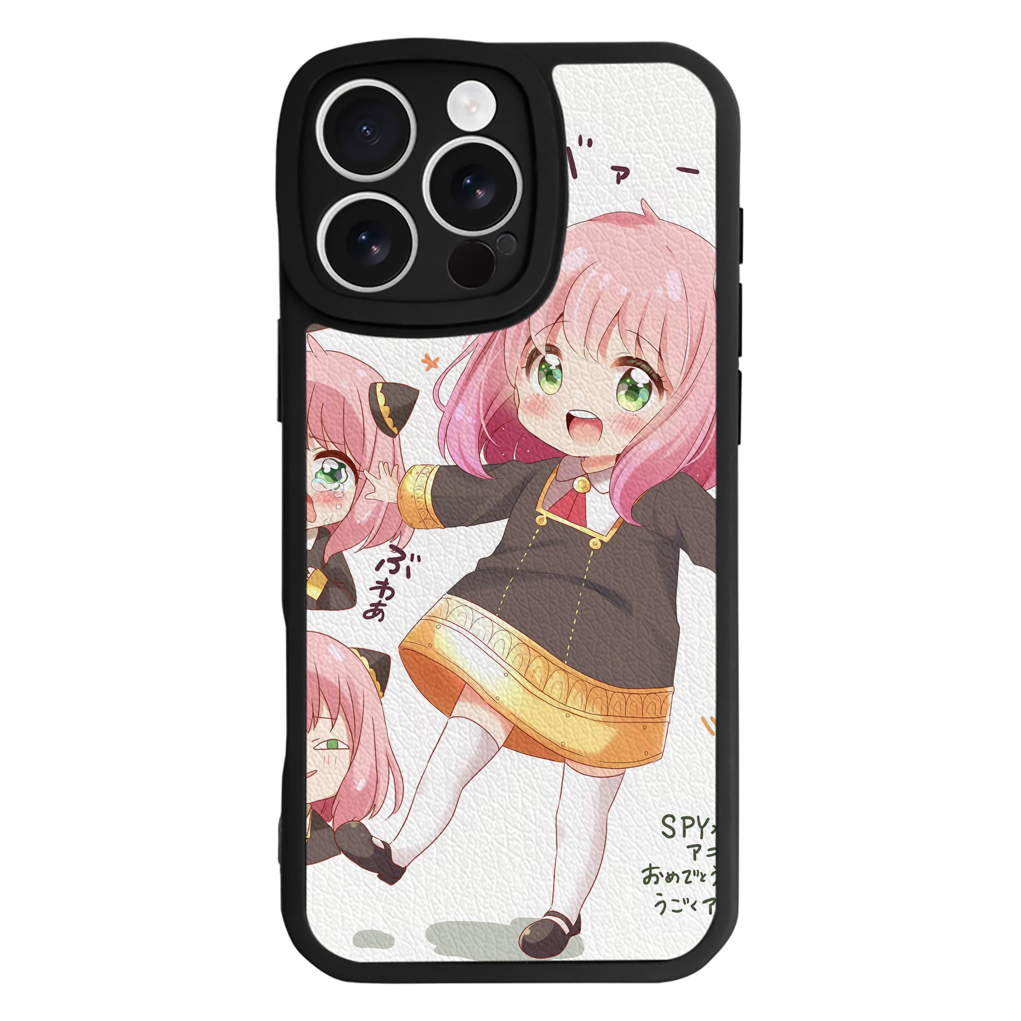 （画像用） SPY×FAMILY间谍家家酒 【iPhone 16シリーズ対応】シリコンスマホケース（レザー調） 材質：シリコン